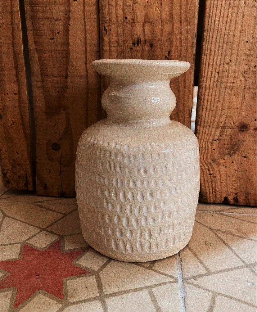 Carved vase