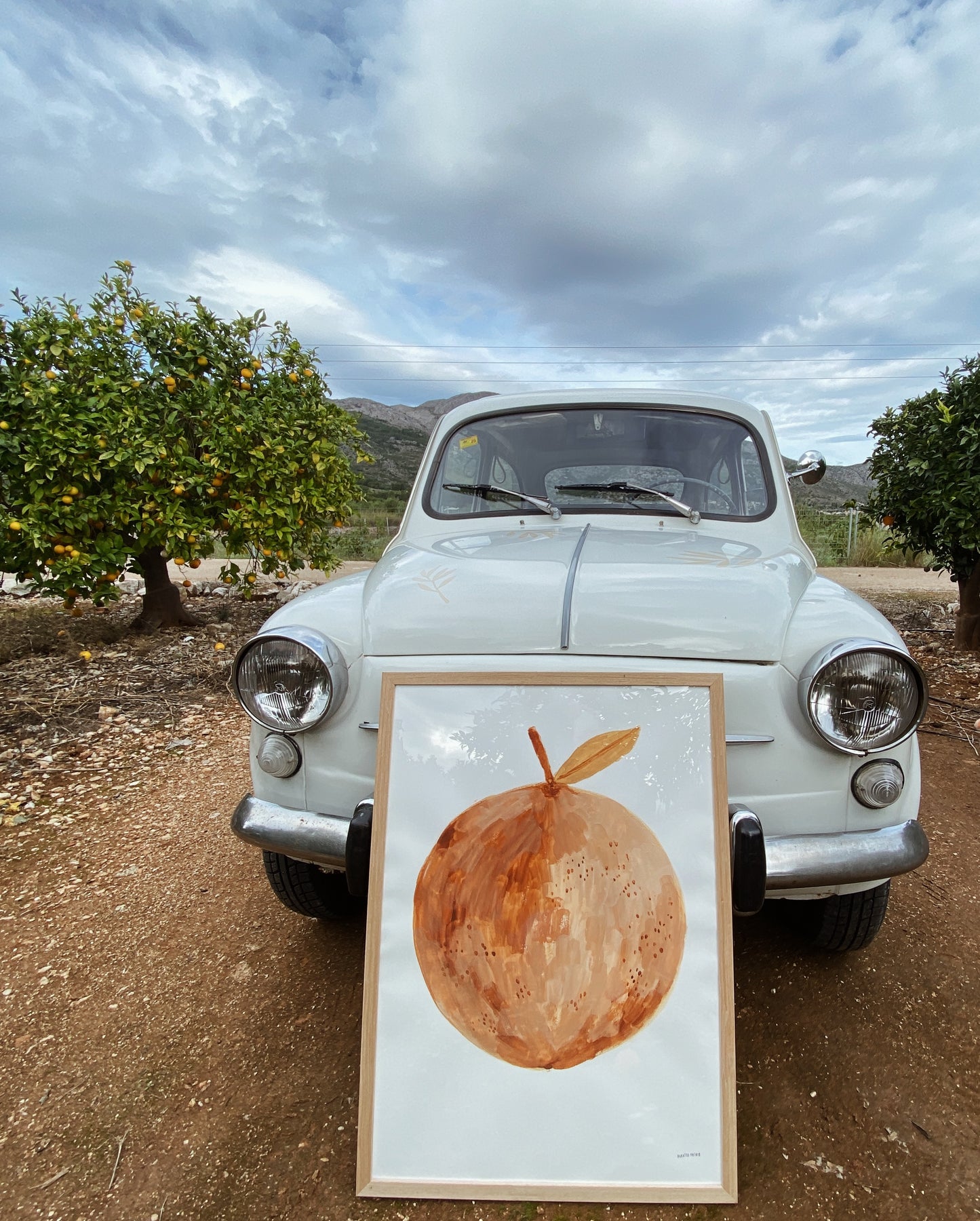 Big Orange painting