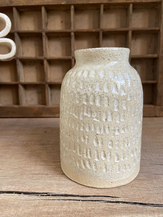 carved vase