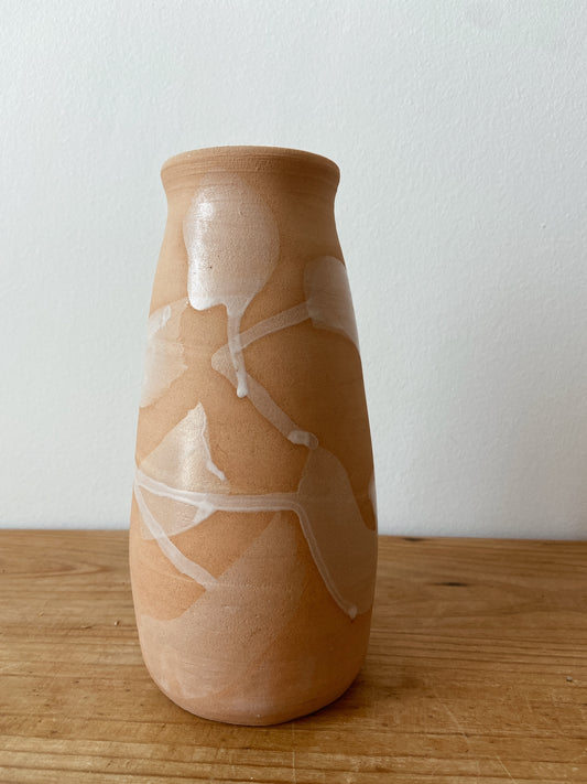 Terracota tall vase