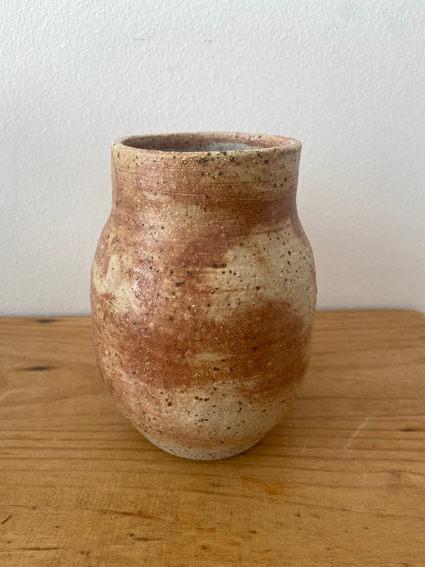 Specked brown vase